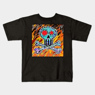 Skulls Halloween Fun Drums Art Kids T-Shirt